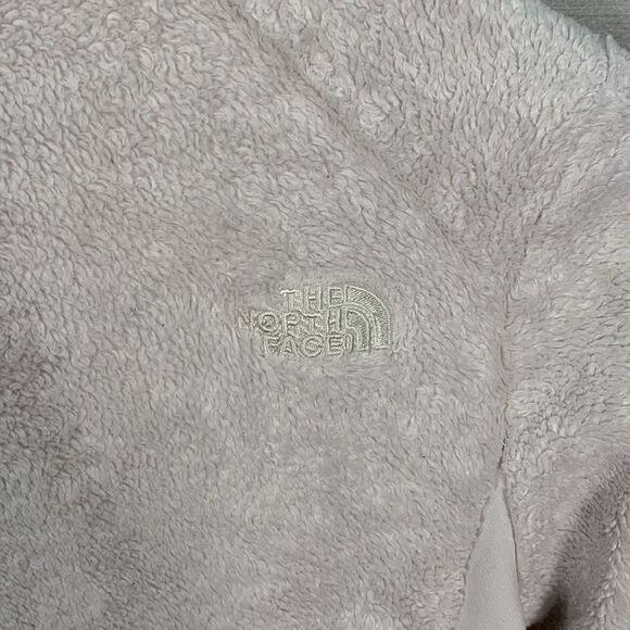 The North Face white monochrome Sherpa zip up jacket Womans size XS - Picture 10 of 10